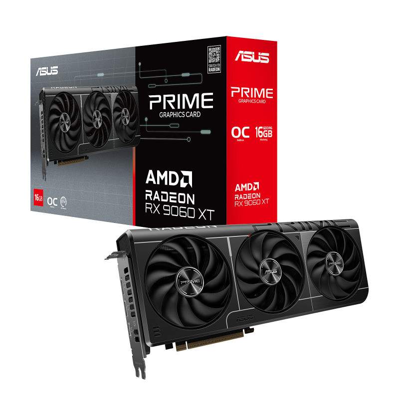 ASUS Prime Radeon RX 9060 XT OC Edition 16GB GDDR6